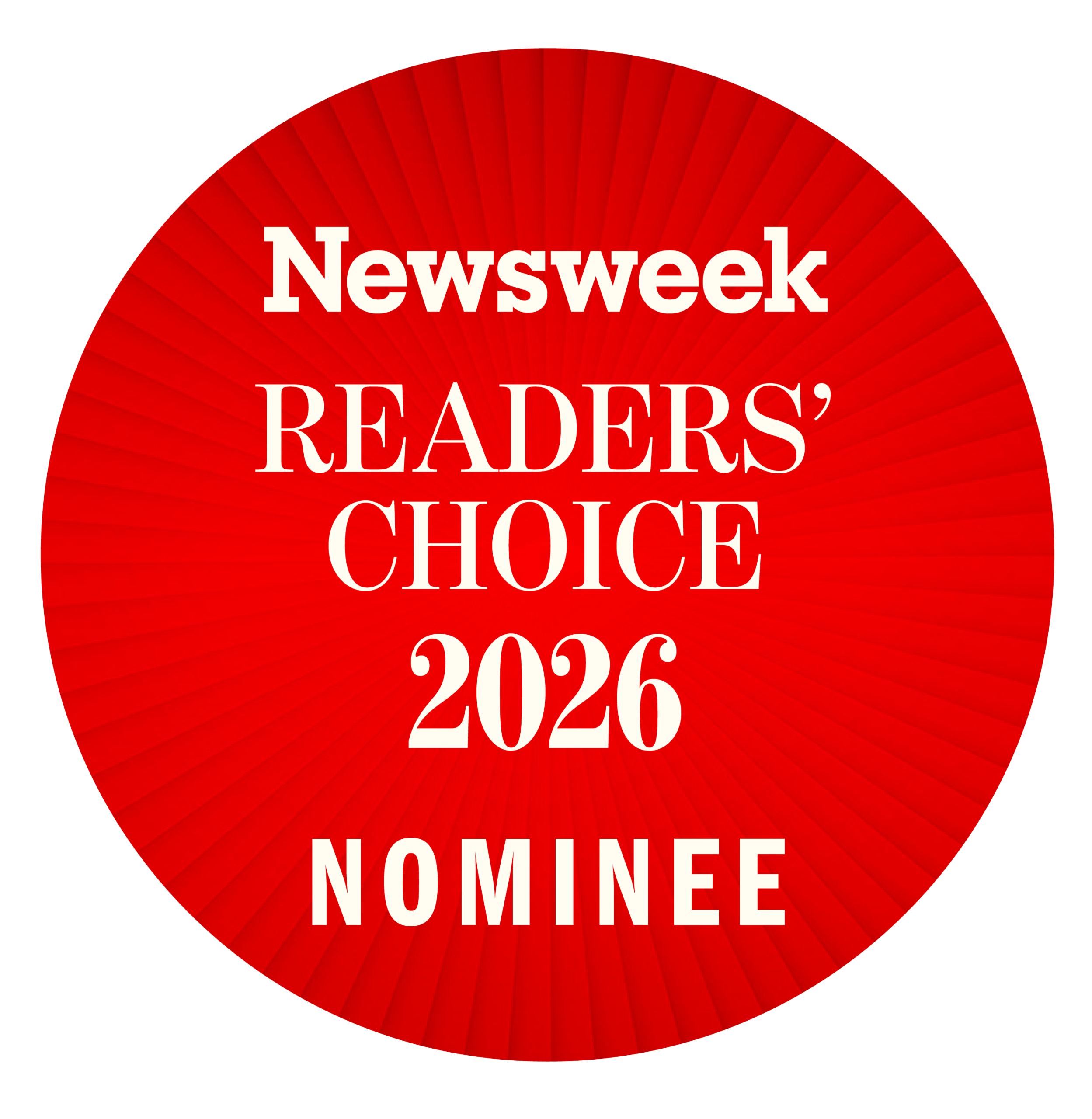 Newsweek Readers' Choice 2026 Nominee