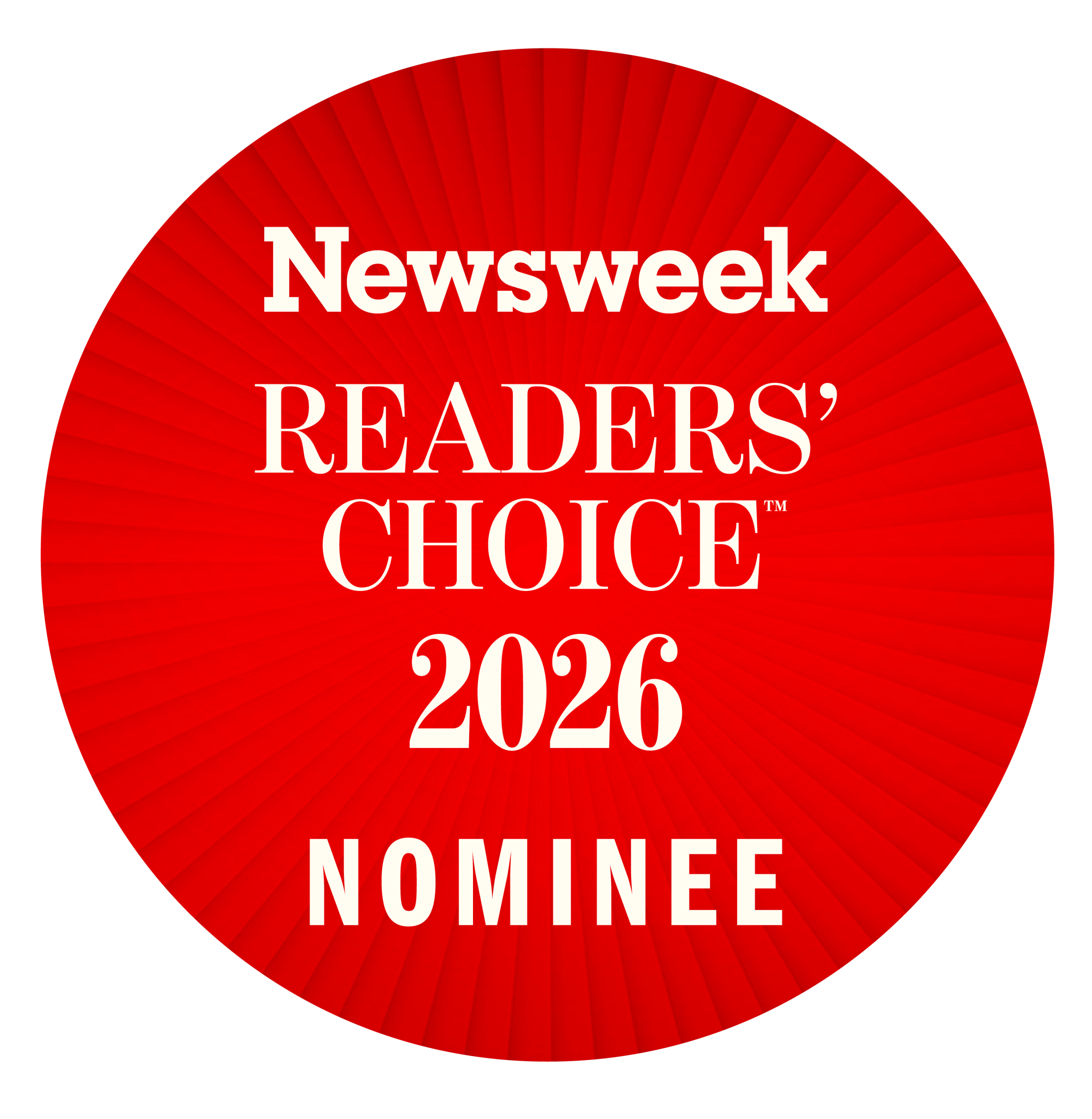 Newsweek Readers' Choice 2026 Nominee